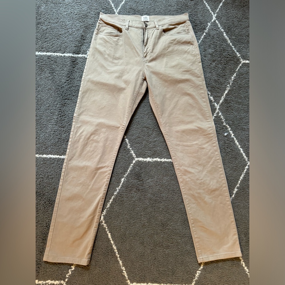 Flint and Tinder 365 Pants Athletic Tapered Khaki Brown Chinos 33x32 Huckberry